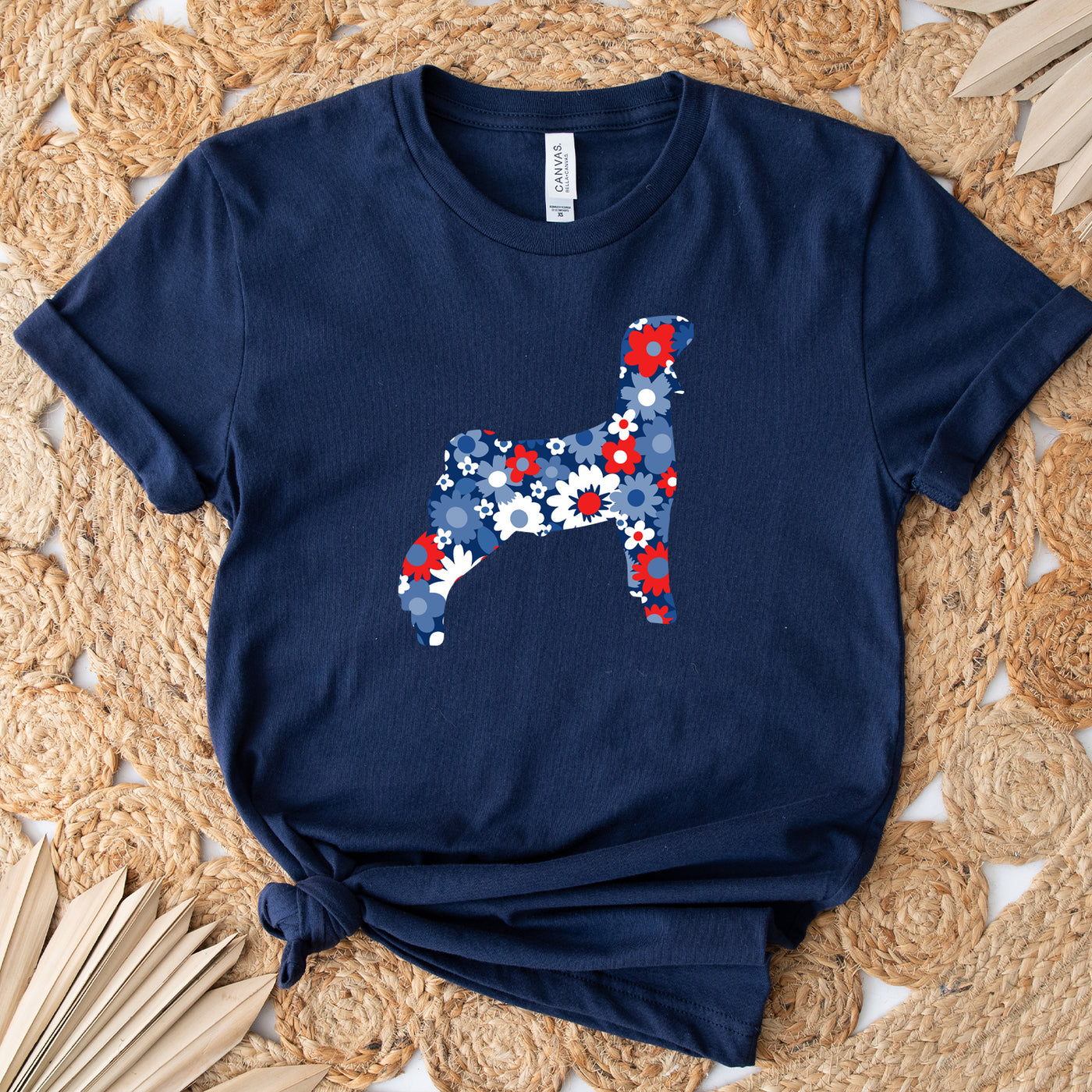 Patriotic Daisy Goat T-Shirt (XS-4XL) - Multiple Colors!