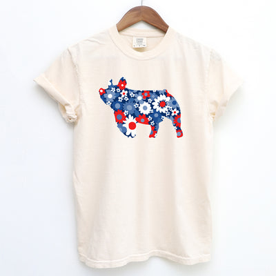 Patriotic Daisy Pig ComfortWash/ComfortColor T-Shirt (S-4XL) - Multiple Colors!