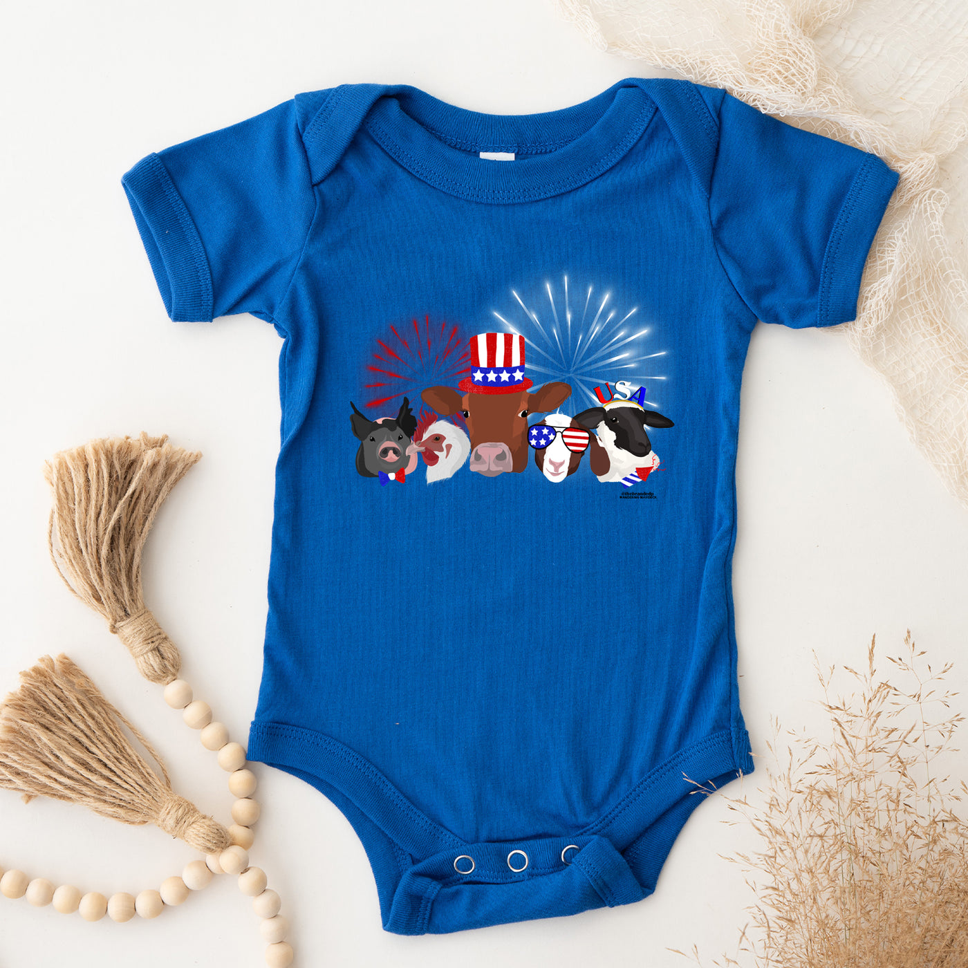 Patriotic Stock One Piece/T-Shirt (Newborn - Youth XL) - Multiple Colors!