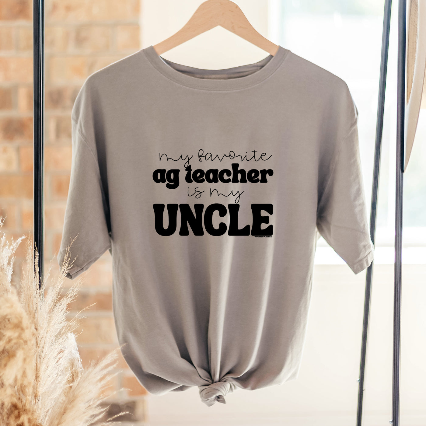 My Favorite Ag Teacher Is My Uncle ComfortWash/ComfortColor T-Shirt (S-4XL) - Multiple Colors!