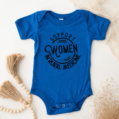 Support Women In Rural Medicine One Piece/T-Shirt (Newborn - Youth XL) - Multiple Colors!