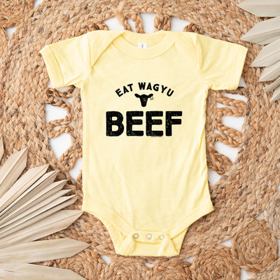 Eat Wagyu Beef One Piece/T-Shirt (Newborn - Youth XL) - Multiple Colors!